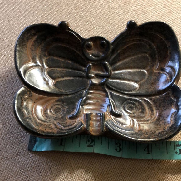 Ceramic Butterfly Ashtray / Spoonrest / Jewelry Holder - Picture 5 of 6